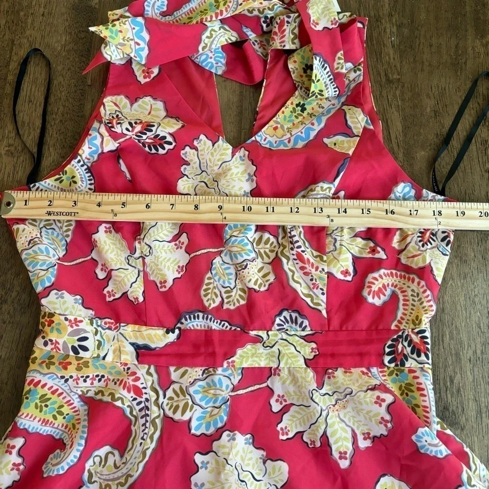 Tahari midi tie back grenadine 10 NWT - Picture 7 of 10